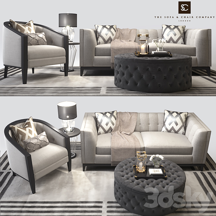 The Sofa and Chair Sofa 3D model