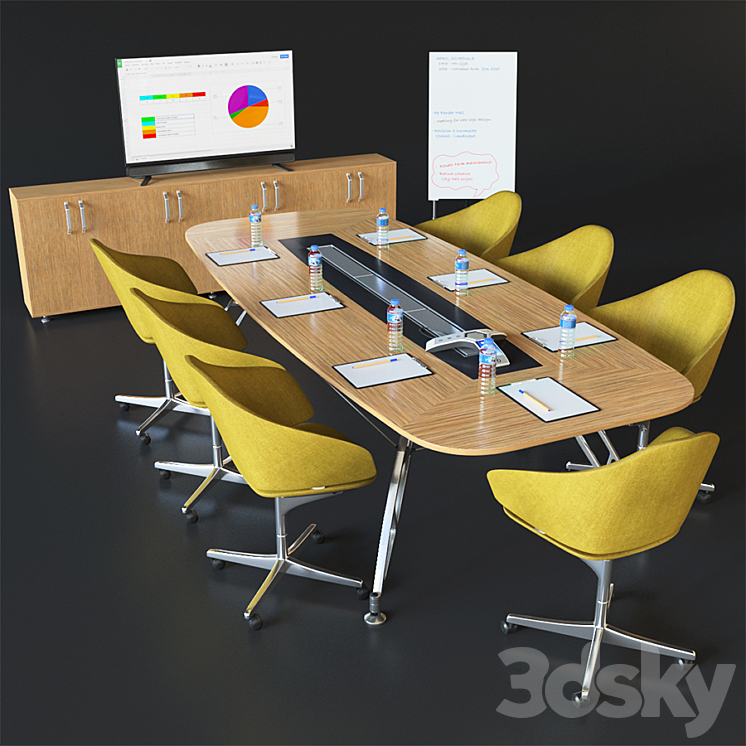 Meeting Room - Office furniture - 3D model