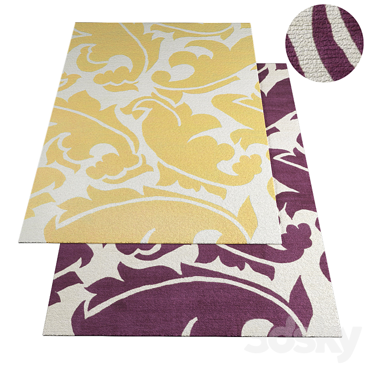 Marni Rug Overleaf Marni_Rugs - Carpets - 3D model