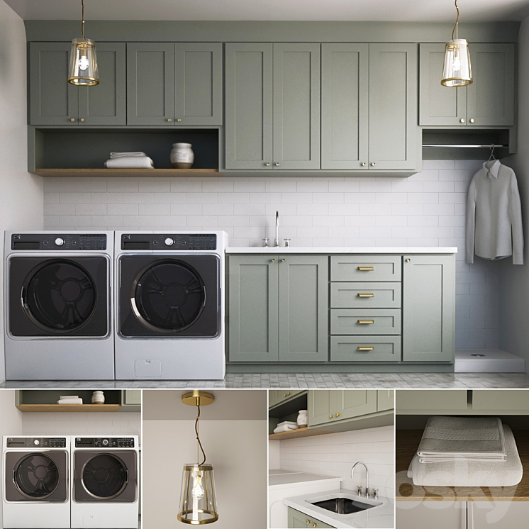 Washing and drying machine Kenmore Elite I Laundry_02 - Bathroom ...