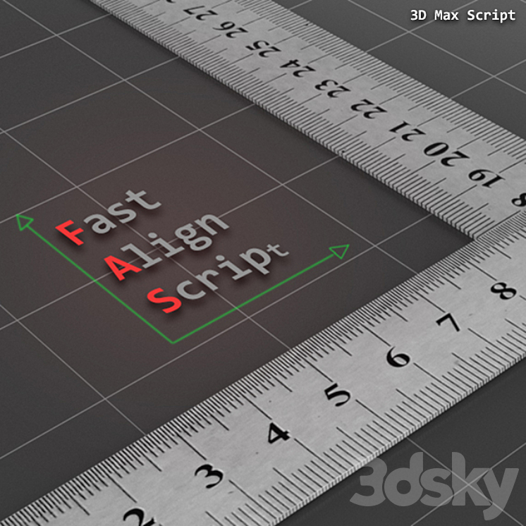 Fast Align Script - Scripts - 3D model