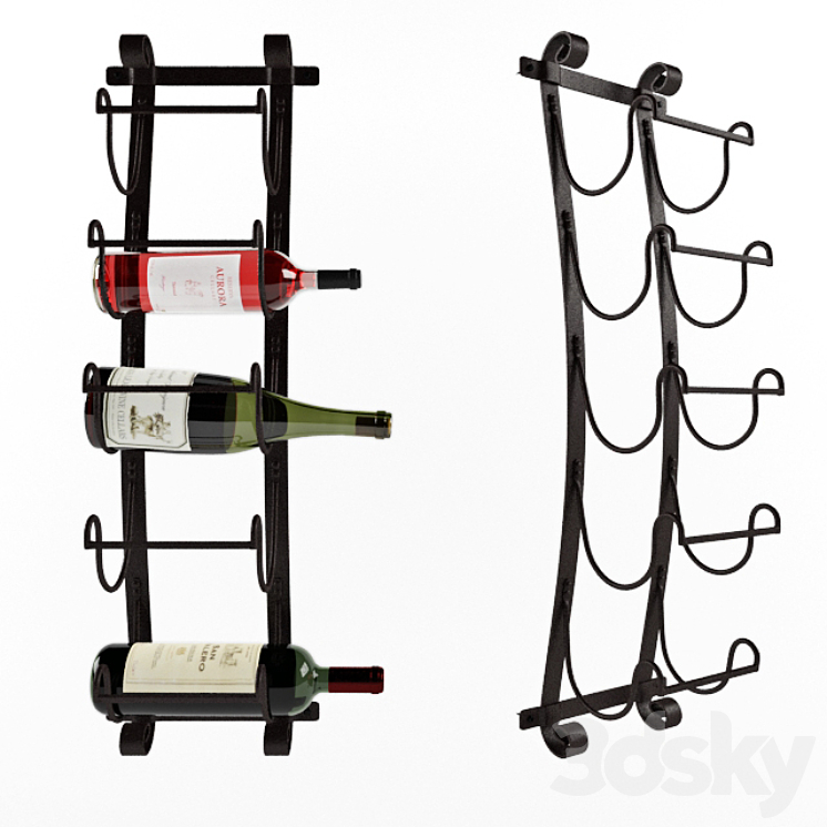 Bondville 5 Bottle Wall Mounted Wine Rack By Andover Mills - Other ...