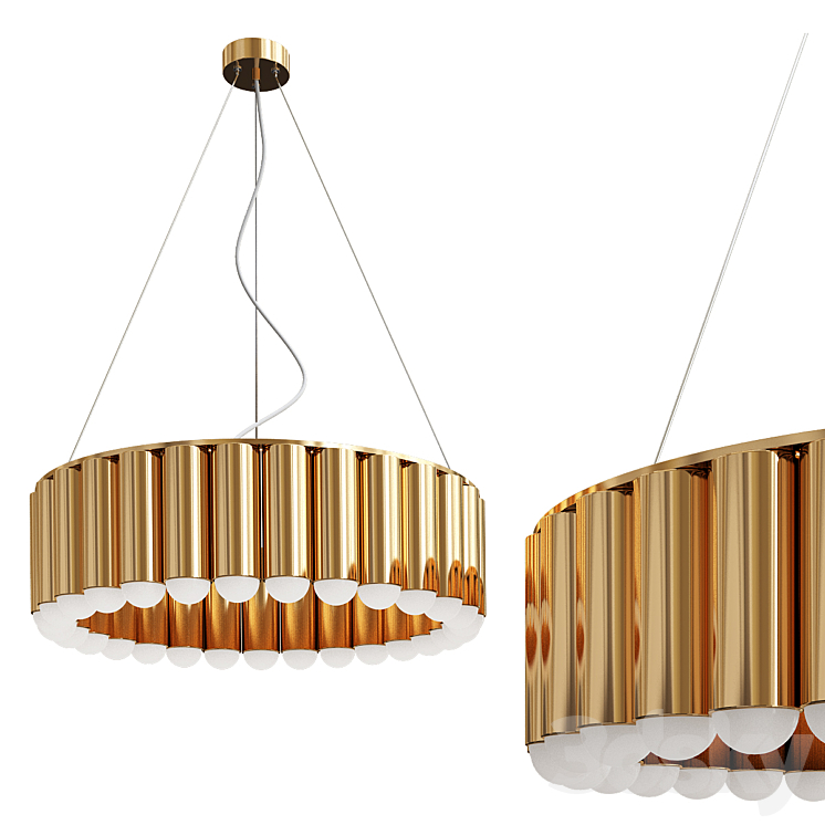 Carousel By Lee Broom Gold - Pendant light - 3D model