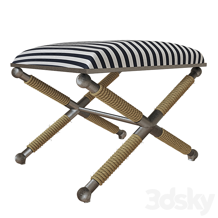 Small Bench _Uttermost - Other soft seating - 3D model