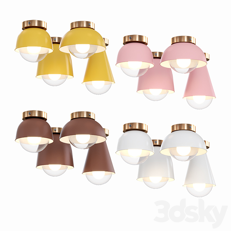 YY LAMPATRON CREAMY - Ceiling lamp - 3D model