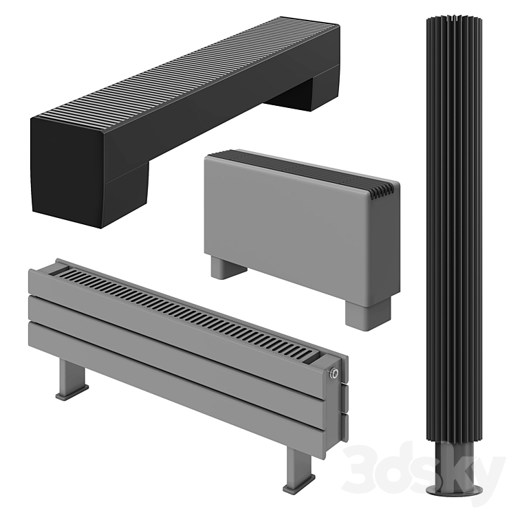 JAGA floor radiators - Radiator - 3D model