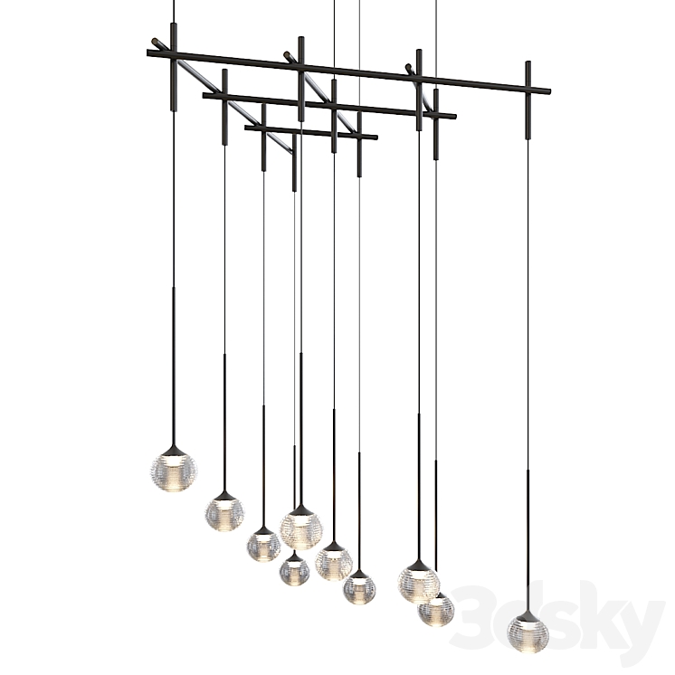 Vibia Algorithm 0825 - Pendant light - 3D model