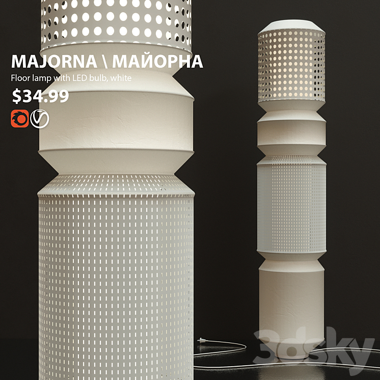 Ikea majorna floor lamp bulb hotsell