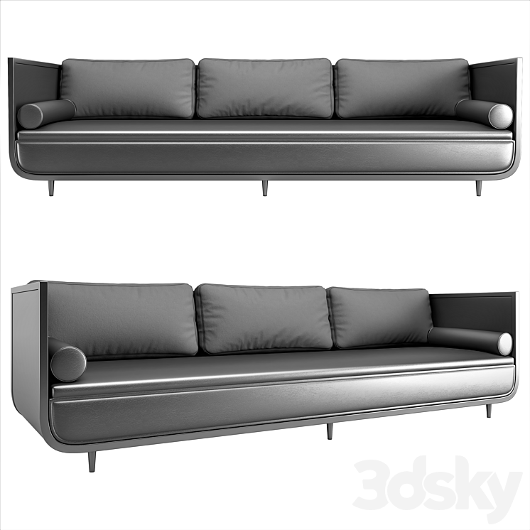 Virgo sofa - Sofa - 3D model