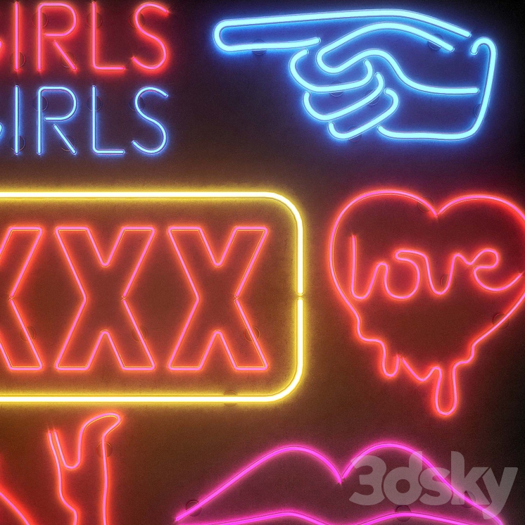 3ds max neon light cheap