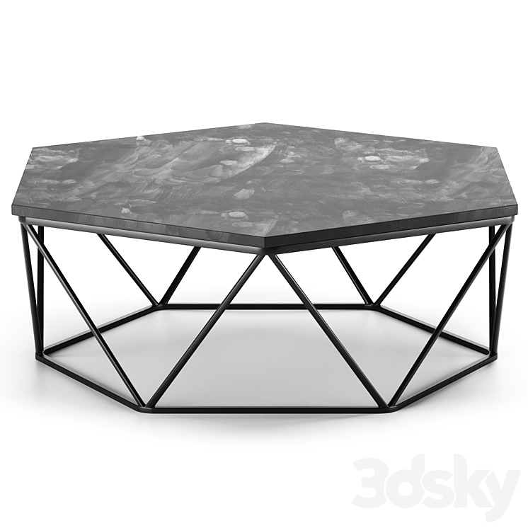 Polygon Table 3d Polygon Coffee Table - Table - 3D model