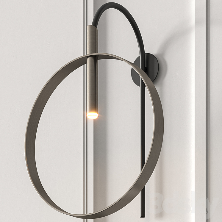 Led Loop P5 Riflessi Riflessi Led Loop Applique Sconce - Wall light - 3D model