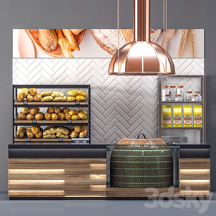 Bakery - Shop - 3D model