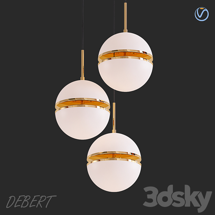 Debert Rsc DEBERT - Pendant light - 3D model