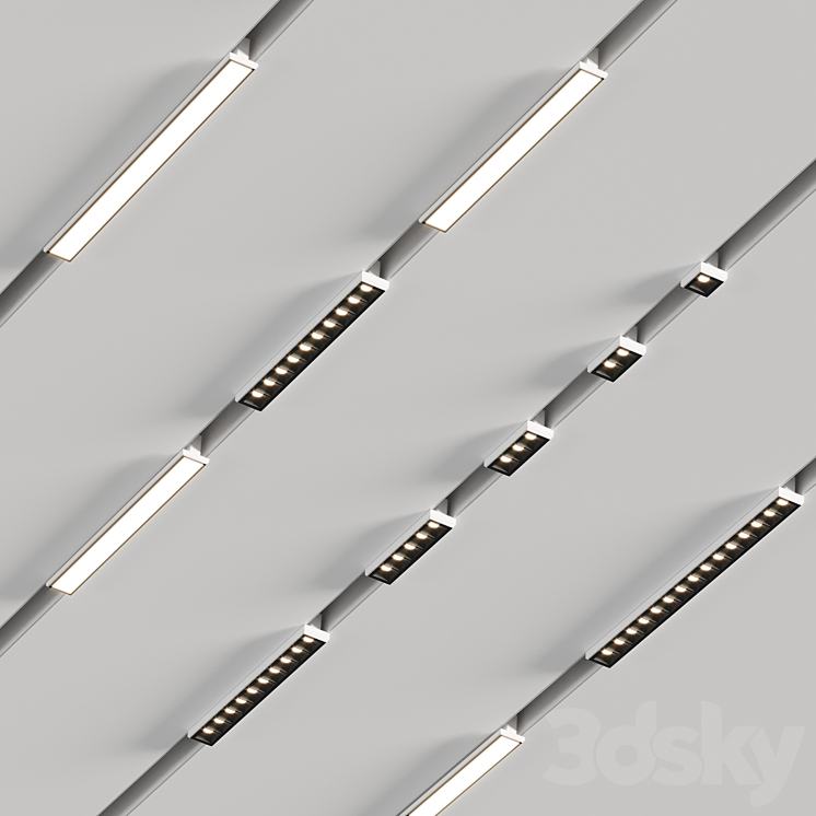 iGuzzini laser blade Technical lighting 3D model