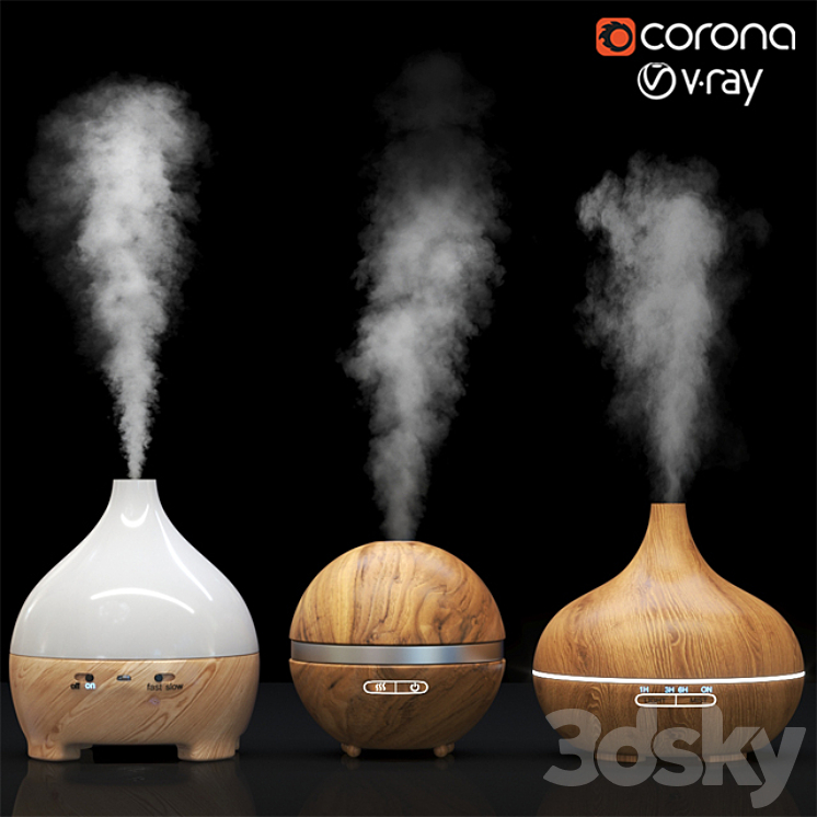 steam diffuser 001 - Household appliance - 3D model