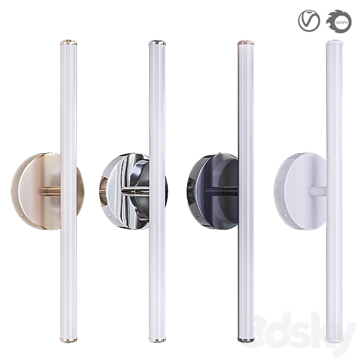 Light Rods LED Sconce - Wall light - 3D model