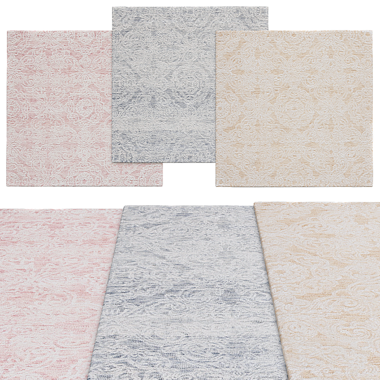Square rugs | 047 - Carpets - 3D model