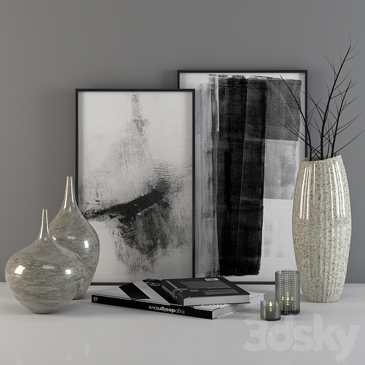 Decorative Vol 01 - Decorative set - 3D model