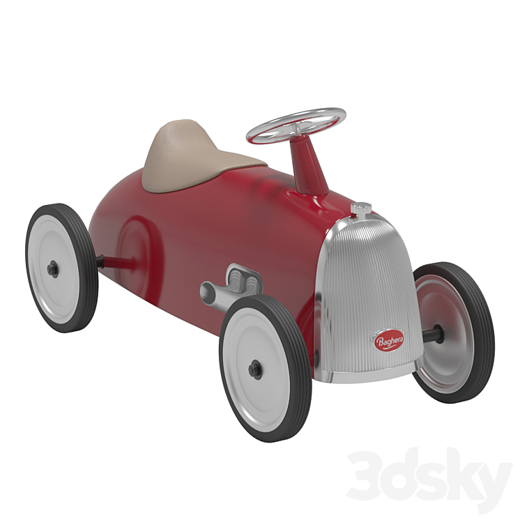 Baghera rider red - Toy - 3D model