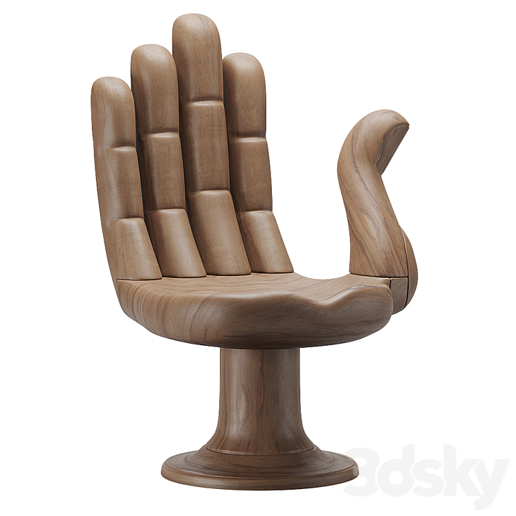 Hand Chair By Pedro Friedeberg Chair 3D model