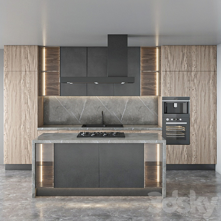 kitchen 16 - Kitchen - 3D model