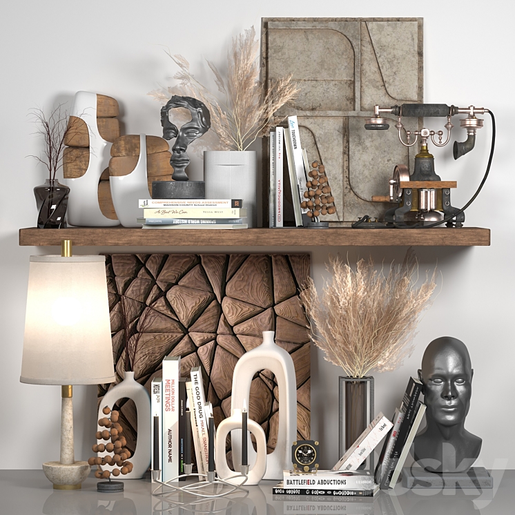 Decorative Set 01 - Decorative set - 3D model