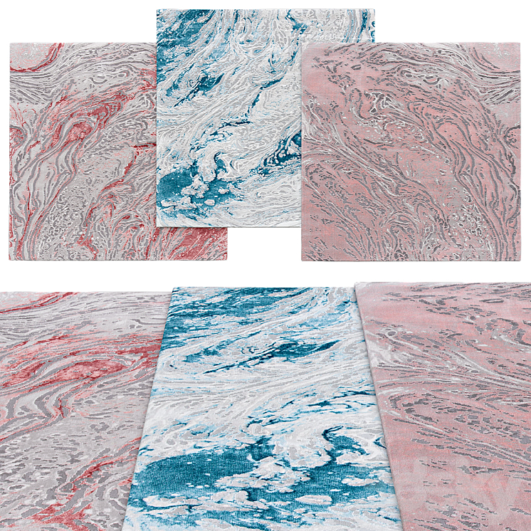 Square rugs | 099 - Carpets - 3D model