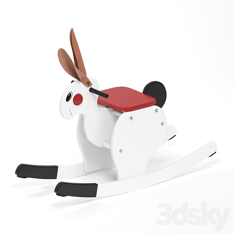 Rocking Rabbit by Burke decor - Toy - 3D model