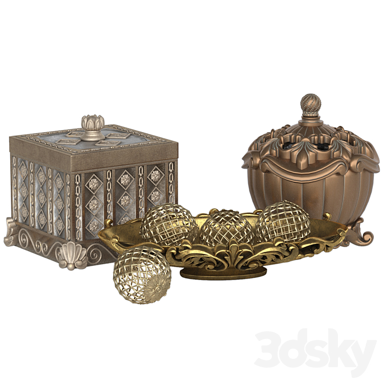Decorative set 1 - Decorative set - 3D model