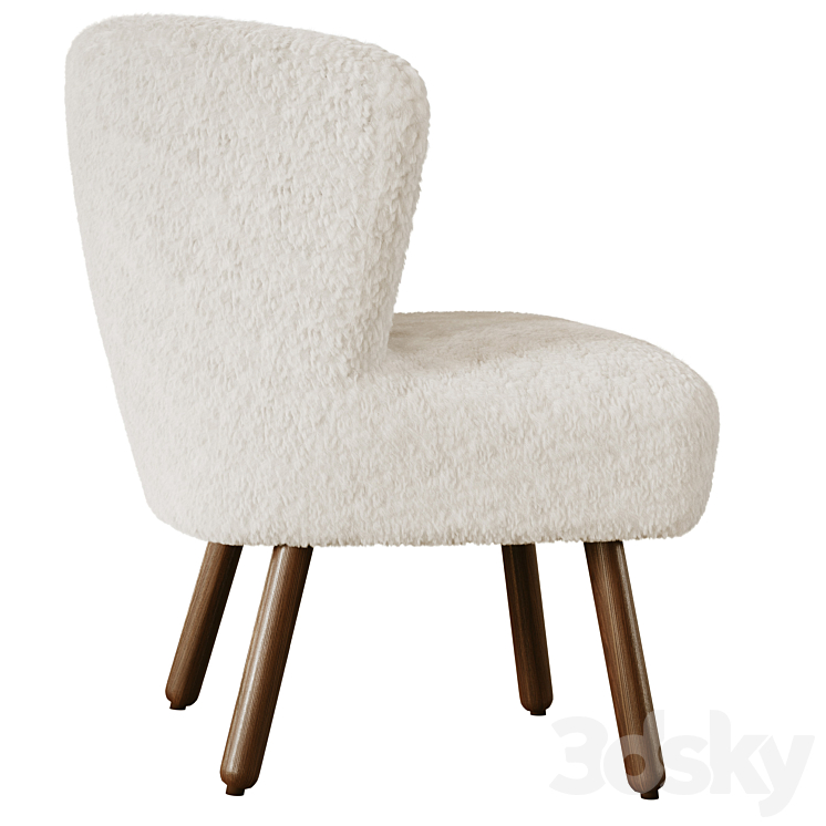 ZARA HOME TERRYCLOTH ARMCHAIR Arm chair 3D model