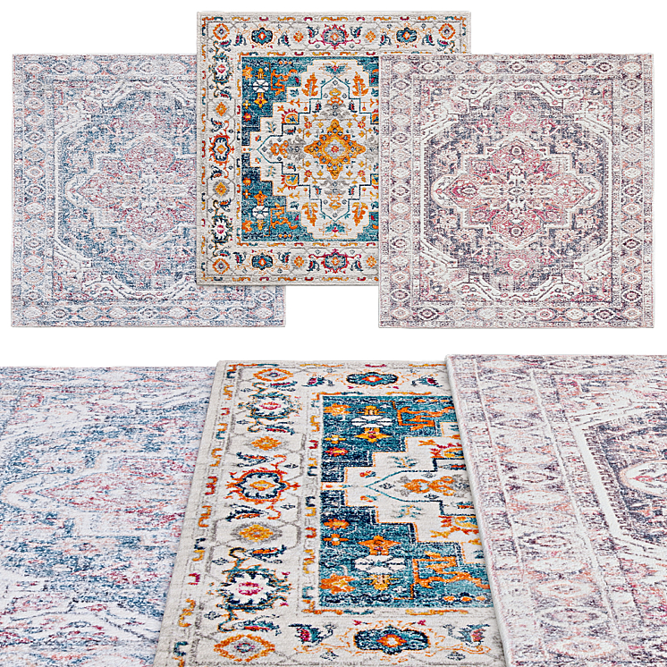 Square rugs | 135 - Carpets - 3D model