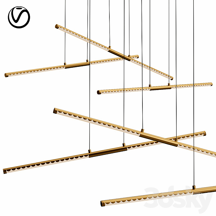 GLENNA - Pendant light - 3D model