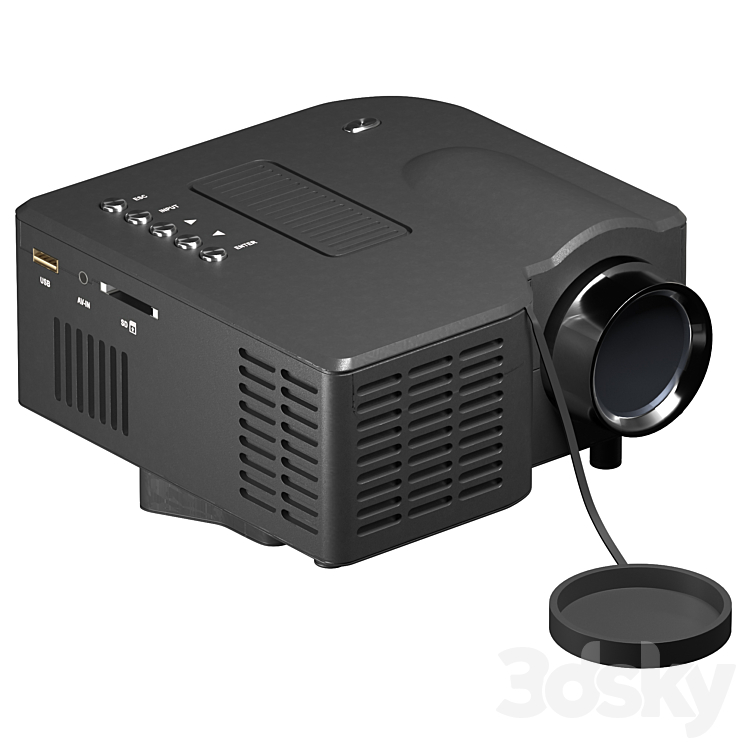 Generic Portable Mini Projector - PC & other electronics - 3D model