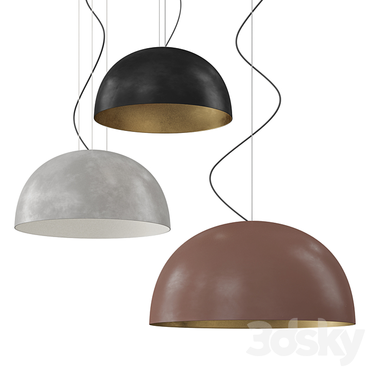 GIBAS RUGIADA | Hanging lamp - Pendant light - 3D model