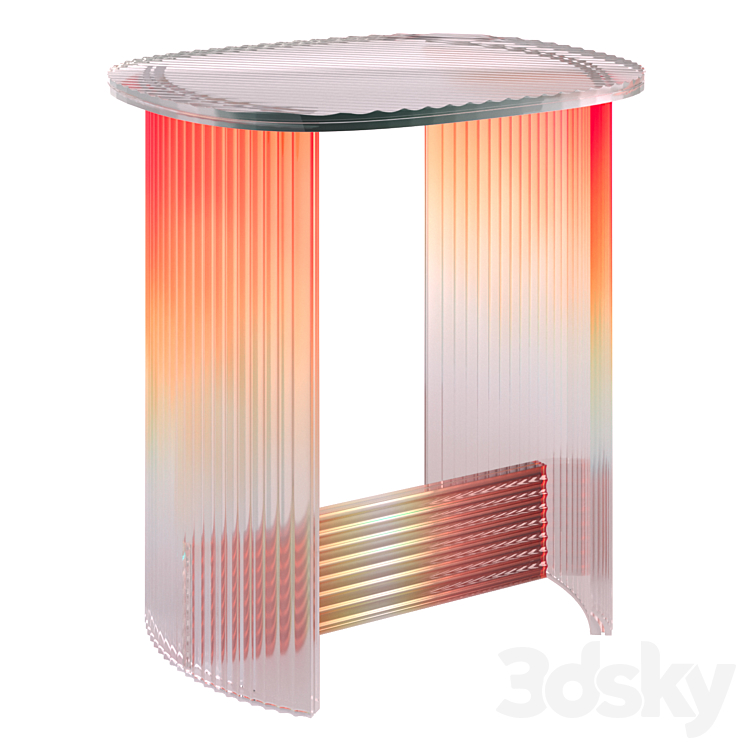 Gradient glass table - Table - 3D model
