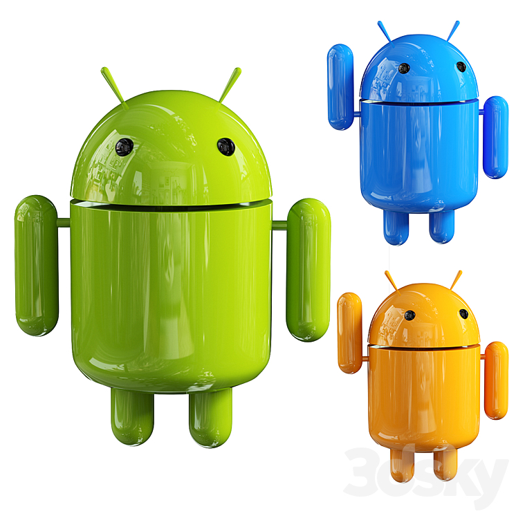 android robot - Toy - 3D model
