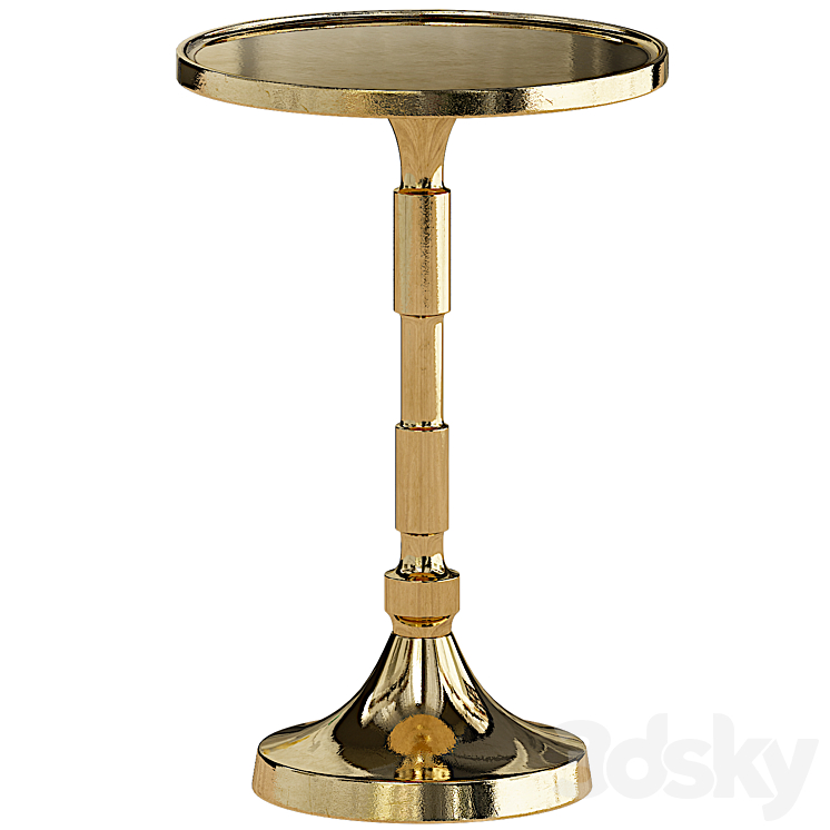 Currey & Company Pascal Accent Table - Table - 3D model