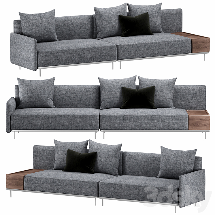 QUADRA Sofa by HC28 Cosmo - Sofa - 3D model