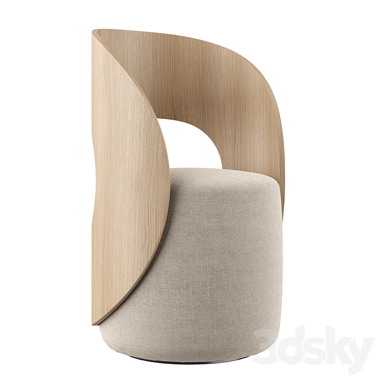 HUG By Barba design - Arm chair - 3D model