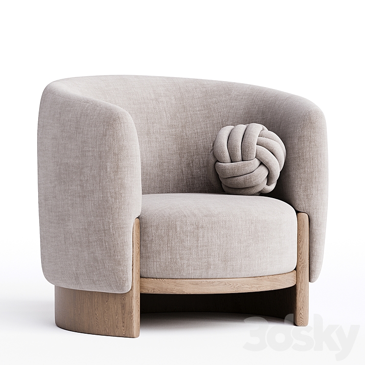 HUG Armchair by Parla - Arm chair - 3D model