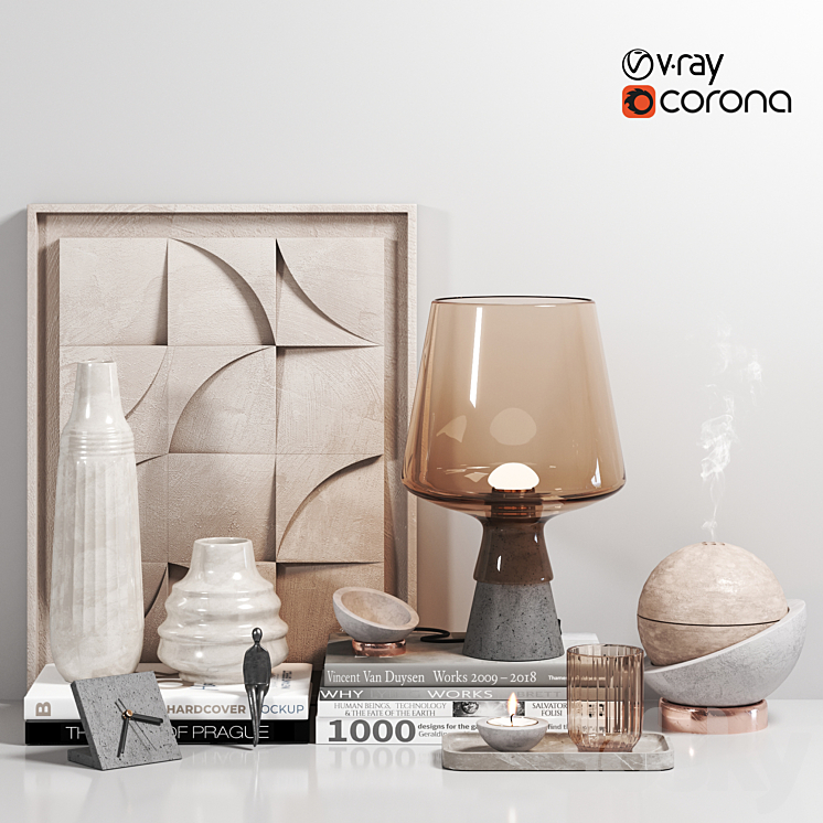 decorative set 1 - Decorative set - 3D model