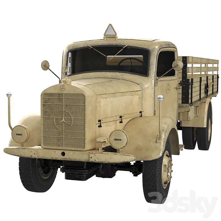 Mercedes L4500A - Transport - 3D model