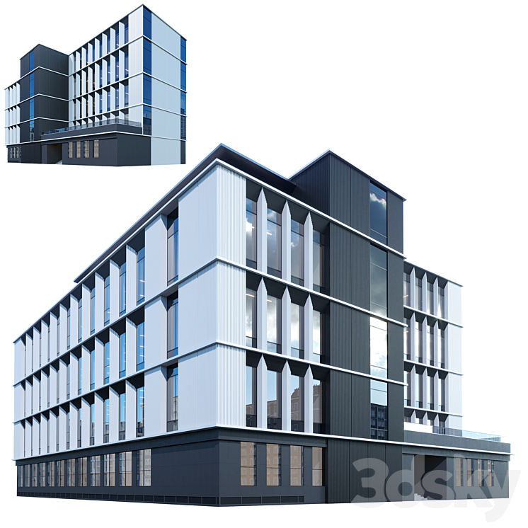 office building 01 - Building - 3D model