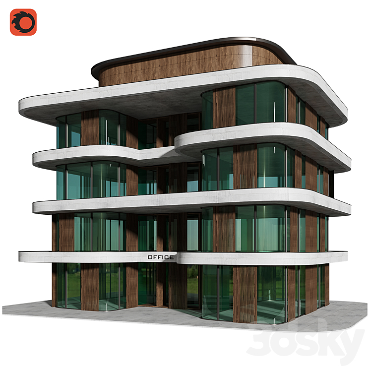 Office Building_1 - Building - 3D model