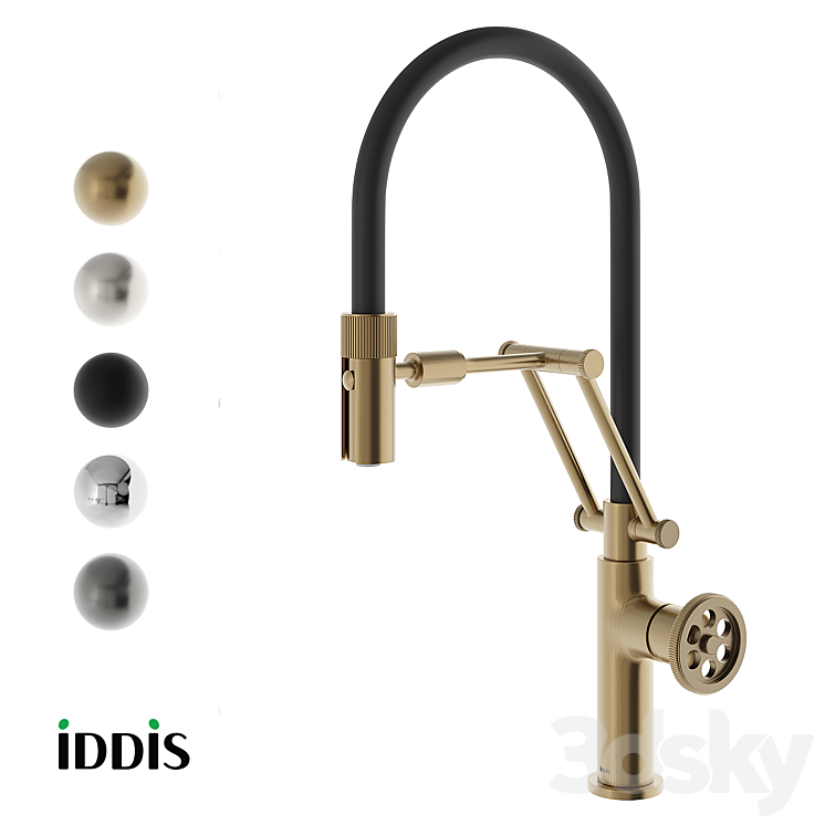 OM Kitchen faucet with flexible spout, Grange, IDDIS, GRABLFLi05 ...