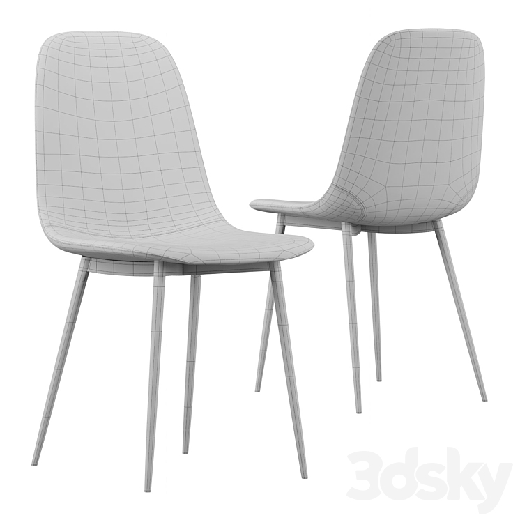 JYSK JonStrup dining chair Chair 3D model