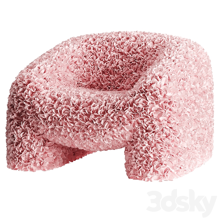 Hortensia Chair by Andres Reisinger Arm chair 3D model