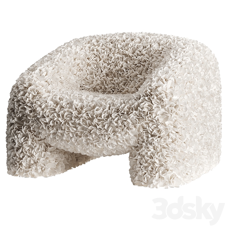 Hortensia Chair by Andres Reisinger Arm chair 3D model