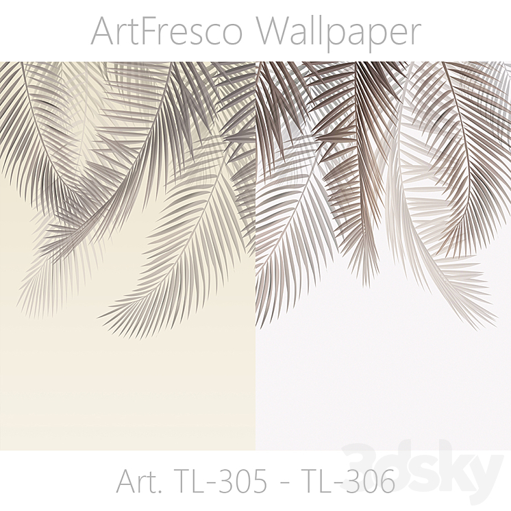 ArtFresco Wallpaper - Designer seamless wallpaper Art. TL-305-TL-306OM ...